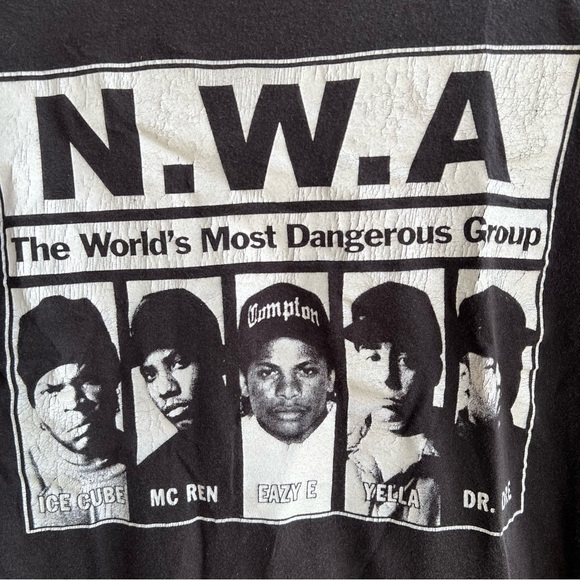 🍒💣 NWA 80’s/ 90’s rappers t-shirt - Picture 1 of 8